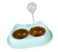 Gamelle double pour chats - Distributeur d'eau pour chien - Fournitures d'alimentation pour chien - Protection du cou