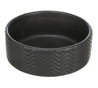 Gamelle - Ecuelle - Accessoire De Gamelle - Accessoire Ecuelle Trixie - 25020 - Gamelle, En Ceramique, 0,4 L/ 13 Cm, Noir