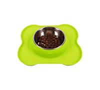 Gamelle en acier avec embase silicone pour chien et chat