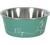 Gamelle en acier inoxydable LOVE CAT 400ml vert Zolux