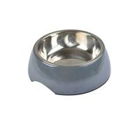 Gamelle en mélamine avec bol en inox amovible "Mix and Match" - Gris Anthracite - 300 ml - D14,7 cm Gris G