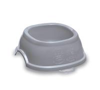 Gamelle en plastique antidérapante pour chien Zolux Gris 600 ml
