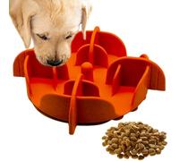 Gamelle en silicone pour chien pour éviter les ballonnements et l'étouffement | Plats interactifs pour une alimentation plus saine, parfaite pour réduire l'alimentation rapide chez les chiens et