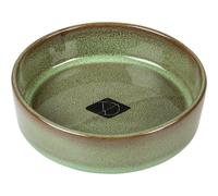 Gamelle et bol d'eau pour chat D&D Home Jasper Vert 13,5x13,5x4,5 cm