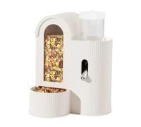 Gamelle et bouteille d'eau pour hamster - Économie d'espace - Design étanche - Pour petite cage - Récipient alimentaire pour hamster