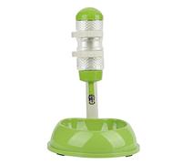 Gamelle et Distributeur de Nourriture pour Chien - Mangeoire pour Chiens et Chats | Mangeoire pour Chien avec Bol à Boire Facile | Solution d'alimentation pour Chien (Green)
