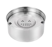 Gamelle flottante pour animaux de compagnie - anti-éclaboussures sans pointe de 3 litres, bols pour chiens en acier inoxydable antirouille | Bol à disque flottant pour chats