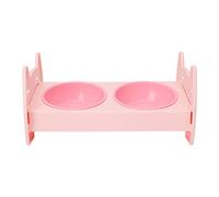 Gamelle for chien, mangeoire double for chat, 2 gamelles en plastique for animaux de compagnie, de qualité alimentaire, anti-déversement, grande capacité, double gamelle for chien et chat de petite et