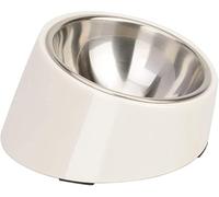 Gamelle inclinée à 15° pour chiens et chats, angle incliné, antidérapante et anti-déversement, plus facile à atteindre la nourriture S/0,5 tasse, blanc