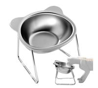 Gamelle inclinée pour chat - Gamelle ergonomique pour animal de compagnie - Mangeoire anti-vomi - Plateau alimentaire portable surélevé - Support de repas pour friteuse - Base non renversée pour K