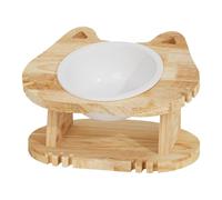 Gamelle inclinée pour chats - Protection de la colonne cervicale - Assiettes d'alimentation pour animaux domestiques - Surélevée pour chat - Pour une utilisation en intérieur et dans le salon