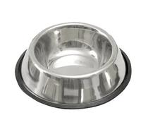 Ciotola in acciaio con bordo in gomma antiscivolo per cani 900 ml Kerbl