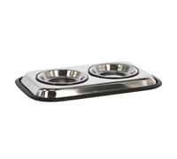 Gamelle inox duo Kerbl Argenté 450 ml