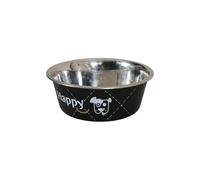 Gamelle Inox Happy Noire 17 cm