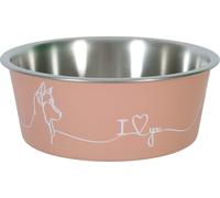 Gamelle inox LOVE DOG 750ml rose Zolux