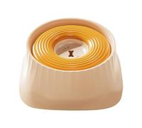 Gamelle interactive à lécher pour aliments lents : lutte contre l’ennui, stimule le cerveau, soin pour chiots et chiens âgés, complément alimentaire à base de soupe aux os (Yellow, 20x20x8cm)