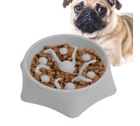 Gamelle interactive anti-étouffement pour chien à alimentation lente pour