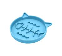 Gamelle interactive ergonomique en silicone pour chat | Gamelle d'alimentation lente pour animal domestique - pour sol propre, chiot, chaton, nourriture sèche, humide, intérieur, salon, extérieur