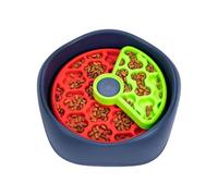Gamelle Interactive pour Chien à Manger Lentement - antidérapant, Plateau Labyrinthe Anti-étouffement, gamelle rotative en Forme de Labyrinthe à 3 Niveaux, favorise Une Digestion Saine