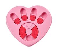Gamelle Labyrinthe pour Chien Gamelle en Cœur Anti-Étouffement Labyrinthe | Gamelle Anti-Glouton pour Chiot, Enrichissement, Stimulation Mentale, Ennui, Extérieur, Dressage, Race Moyenne, Chat,