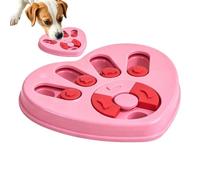 Gamelle Labyrinthe pour Chien Jouet Anti-étouffement cœur Labyrinthe à | Gamelle Anti-Glouton Enrichissement, Stimulation Mentale, Anti-Ennui, Extérieur, , Race Moyenne et Grande, Chat,