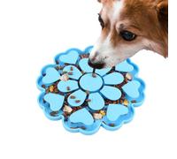 Gamelle Lente Chien Petit Puzzle Silicone Antidérapant | Bol Repas Lent Chien Gamelle Interactive Stimulation Anti-Ennui Entraînement Alimentation Petites Moyennes Races Chiots Chat