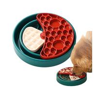 Gamelle lente pour chien, 27,5 cm, rotation à 360°, anti-étouffement, solution d'alimentation sûre, gamelle interactive pour chiot pour une alimentation saine, réduction du stress, routine des repas à