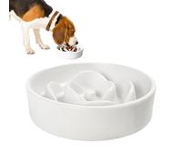 Gamelle Lente pour Chien, favorise Une Alimentation Saine, 13 x 13 x 4 cm, gamelle pour Chiot, Utilisation Polyvalente et sûre, pour la Maison, Le Salon, Les Voyages