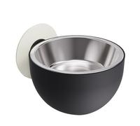 Gamelle magnétique murale pour chiens, bol de nourriture surélevé pour chiots avec montage mural amovible, bols magnétiques anti-déversement en acier inoxydable pour nourriture pour chiens, bol paire
