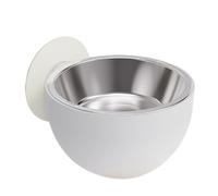 Gamelle magnétique murale pour chiens, bol de nourriture surélevé pour chiots avec montage mural amovible, bols magnétiques anti-déversement en acier inoxydable pour nourriture pour chiens, bol paire