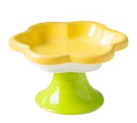 Gamelle moderne en céramique pour chats avec support surélevé pour améliorer les postures et faciliter l'entretien