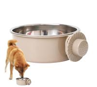 Gamelle montée pour chien - 400 ml - Mangeoire murale réglable en hauteur, amovible en acier inoxydable avec facile à nettoyer | Support de nourriture surélevé pour chiots, chatons, comptoir, station