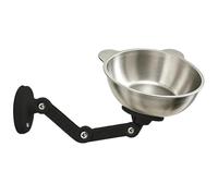 Gamelle Murale pour Chien Mangeoire Surélevée en Acier Inoxydable Réglable | Station de Repas pour Chat Pour Boire Multi-Animal d'Intérieur Extérieur Maison Senior Chiot