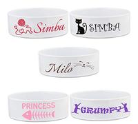 Gamelle personnalisée pour chat - Concevez votre propre bol en céramique de n'importe quelle couleur avec n'importe quel nom - bol personnalisé pour chaton - nourriture ou eau