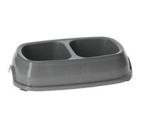 Gamelle plastique Kerbl Gris 2x200 ml