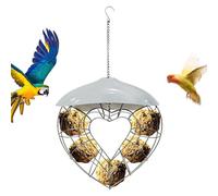 - Gamelle - Plateau pour oiseaux chantants 27 x 24 cm, corps en polycarbonate résistant aux intempéries, support pour boules de graisse, unité d'observation de la nature, paradis d'observation pour