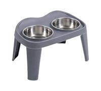 Gamelle pliable pour chien peu encombrante - Design surélevé pour éviter les gouttes, parfait pour les petites et grandes races - Gamelle surélevée pour chien
