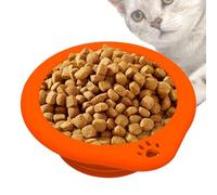 Gamelle Pliable pour Chiens | 300 ML Plateau d'alimentation Pliable avec, conteneurs de Nourriture pour Chats en Silicone, pour Voyage, Camping, randonnée, randonnée, Plein air Petits