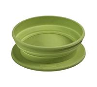 Gamelle portable pour chien - Conception à bord antidérapant pop-up, bassin pliable à double compartiment, kit de camping, randonnée, pique-nique, plage, parc, soucoupe légère en plastique Eco TPE | D