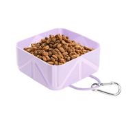 Gamelle portable pour chiens - Conteneur de nourriture pour animaux de compagnie pliable | 500 ml de mangeoires pour chiens pour voitures pour chiots pour véhicules récréatifs