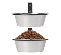 Gamelle Pour Alimentation Du Chien | 2 Pièces Anti-Renversement Destinées À La Nourriture Chat Et Animaux - Ensemble De Gamelles Nourriture Et Eau - Chiot Lapin Petite Moyenne Grande Race Intérieur Ma