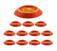 Gamelle pour cafards - 12 Pièces Plat de Nourriture Antidérapant pour Terrarium - Gamelles Cafards - pour à Sauter Million Pattes Petits Animaux de Compagnie