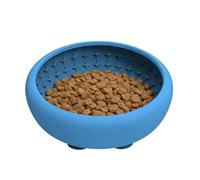 Gamelle pour chat à alimentation lente - Plat en silicone antidérapant pour animaux de compagnie, bols d'alimentation interactifs, accessoire d'alimentation pour chiot et chien, bol à eau | Bols en si