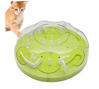 Gamelle pour Chat à Alimentation Lente, Puzzle Amovible pour Chat, Distributeur de friandises 30, 5 x 12, 7 cm, Puzzle interactif antidérapant en ABS, Fournitures de Jouets pour Un Usage Quotidien