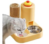Gamelle pour chat, bouteille d'eau, gamelle, cloche, abreuvoir, solution d'alimentation pratique, facile à utiliser, portable pour chat et chien de petite et moyenne taille