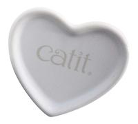 Gamelle pour chat ceramic Catit Creamy Heart Blanc 8x7,5x3 cm