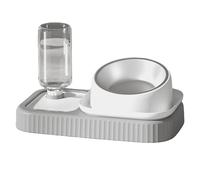Gamelle pour Chat Eau et Nourriture Mangeoire Ralentisseur et Fontaine à