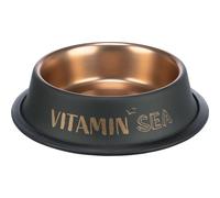 Gamelle pour chat en acier inox/caoutchouc Trixie Be Nordic Noir 0,45 L
