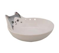 Nobby chat céramique bol "Kato" blanc; Ø 12 x 5,5 cm, 0,15 l