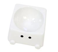 Gamelle pour chat en faïence avec surface inclinée à 30° pour une alimentation confortable et fond pour protéger contre les liquides renversés pour plus de stabilité afin que rien ne se renverse - Bol